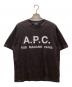 A.P.C.（アーペーセー）の古着「別注 オーバーサイズ ロゴプリント Tシャツ」｜グレー