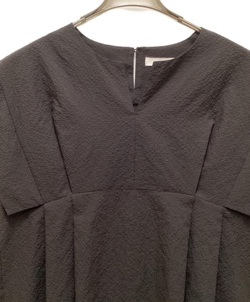 COLLAGE GALLARDAGALANTE（コラージュ ガリャルダガランテ）COLLAGE GALLARDAGALANTE (コラージュ ガリャルダガランテ) カラミウエストタックブラウス ブラック サイズ:FREEの古着・服飾アイテム