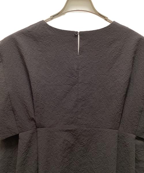 COLLAGE GALLARDAGALANTE（コラージュ ガリャルダガランテ）COLLAGE GALLARDAGALANTE (コラージュ ガリャルダガランテ) カラミウエストタックブラウス ブラック サイズ:FREEの古着・服飾アイテム