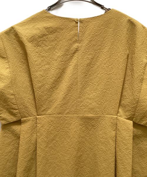 COLLAGE GALLARDAGALANTE（コラージュ ガリャルダガランテ）COLLAGE GALLARDAGALANTE (コラージュ ガリャルダガランテ) カラミウエストタックブラウス イエロー サイズ:FREEの古着・服飾アイテム