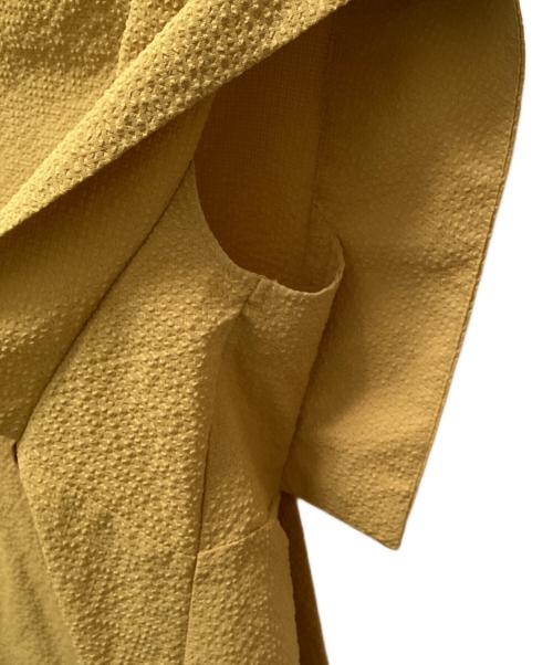 COLLAGE GALLARDAGALANTE（コラージュ ガリャルダガランテ）COLLAGE GALLARDAGALANTE (コラージュ ガリャルダガランテ) カラミウエストタックブラウス イエロー サイズ:FREEの古着・服飾アイテム