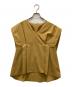 COLLAGE GALLARDAGALANTE（コラージュ ガリャルダガランテ）の古着「カラミウエストタックブラウス」｜イエロー