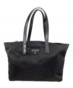 中古・古着通販】PRADA (プラダ) ナイロンショルダーバッグ ブラック