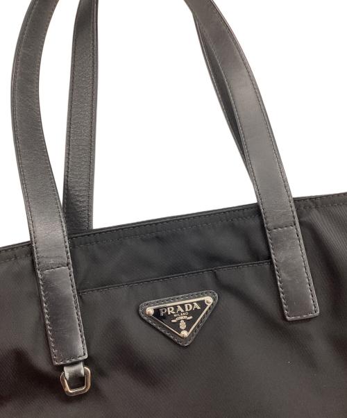 PRADA（プラダ）PRADA (プラダ) ナイロントートバック ブラックの古着・服飾アイテム