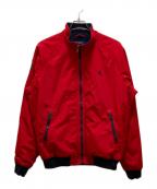 POLO RALPH LAURENポロ・ラルフローレン）の古着「ジップアップブルゾン」｜レッド