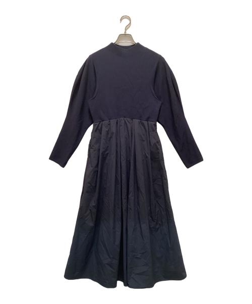 ELENDEEK（エレンディーク）ELENDEEK (エレンディーク) タックボリュームワンピース ネイビー サイズ:02の古着・服飾アイテム