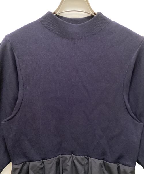 ELENDEEK（エレンディーク）ELENDEEK (エレンディーク) タックボリュームワンピース ネイビー サイズ:02の古着・服飾アイテム