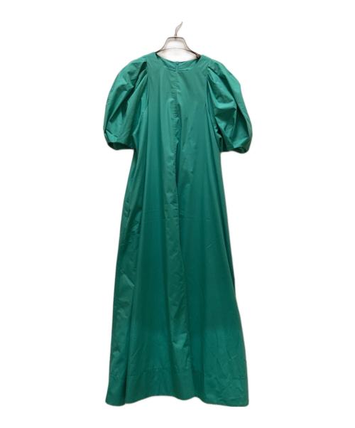 CADUNE（カデュネ）CADUNE (カデュネ) 袖コンシャスワンピース グリーン サイズ:38の古着・服飾アイテム