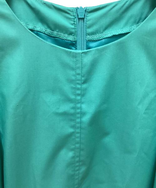 CADUNE（カデュネ）CADUNE (カデュネ) 袖コンシャスワンピース グリーン サイズ:38の古着・服飾アイテム