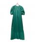 CADUNE（カデュネ）の古着「袖コンシャスワンピース」｜グリーン