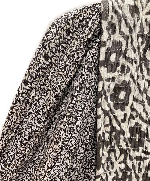 sara mallika（サラマリカ）sara mallika (サラマリカ) ダブルフラワープリントワンピース ブラック サイズ:Free 未使用品の古着・服飾アイテム