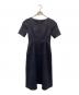 CELFORD（セルフォード）の古着「ハーフスリーブポンチワンピース」｜ネイビー
