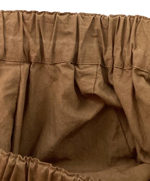 FACTORY（ファクトリー）FACTORY (ファクトリー) パイピングロングスカート ブラウン サイズ:size 2の古着・服飾アイテム