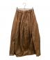 FACTORY (ファクトリー) パイピングロングスカート ブラウン サイズ:size 2：5000円