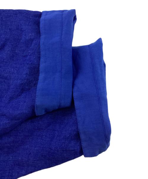 aodress（アオドレス）aodress (アオドレス) 刺繍リネンブラウスワンピース ブルー サイズ:Mの古着・服飾アイテム