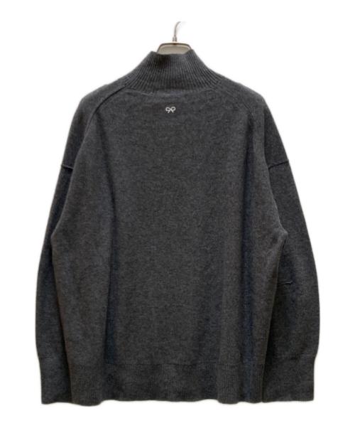 UNIQLO（ユニクロ）UNIQLO (ユニクロ) ANYA HINDMARCH (アニヤ・ハインドマーチ) コラボカシミヤハイネックセーター グレー サイズ:XLの古着・服飾アイテム