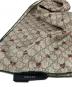 中古・古着 GUCCI (グッチ) GG ハート シェリーライン シルクスカーフ ベージュ：14000円