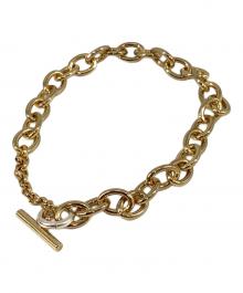 in mood（インムード）の古着「oval ネックレス」｜ゴールド