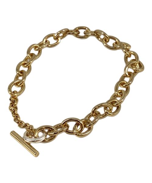 in mood（インムード）in mood (インムード) oval ネックレス ゴールドの古着・服飾アイテム