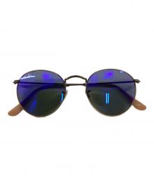 RAY-BAN（レイバン）の古着「ラウンドメタルサングラス」｜ベージュ