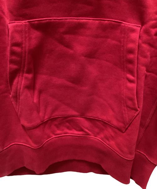 LACOSTE LIVE（ラコステライブ）LACOSTE LIVE (ラコステライブ) メタルワニロゴバッジスウェットパーカ レッド サイズ:XSの古着・服飾アイテム