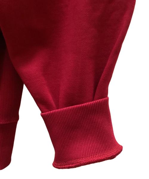 LACOSTE LIVE（ラコステライブ）LACOSTE LIVE (ラコステライブ) メタルワニロゴバッジスウェットパーカ レッド サイズ:XSの古着・服飾アイテム