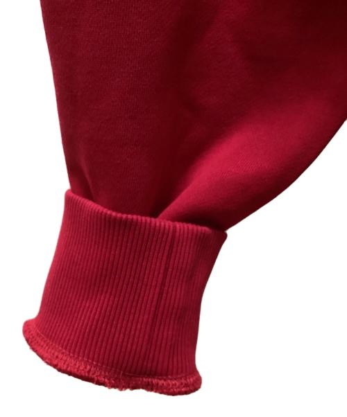 LACOSTE LIVE（ラコステライブ）LACOSTE LIVE (ラコステライブ) メタルワニロゴバッジスウェットパーカ レッド サイズ:XSの古着・服飾アイテム