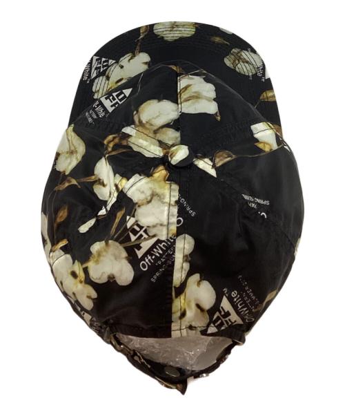 OFFWHITE（オフホワイト）OFFWHITE (オフホワイト) Floral baseball cap ブラックの古着・服飾アイテム