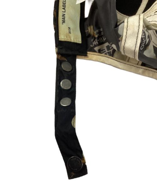 OFFWHITE（オフホワイト）OFFWHITE (オフホワイト) Floral baseball cap ブラックの古着・服飾アイテム