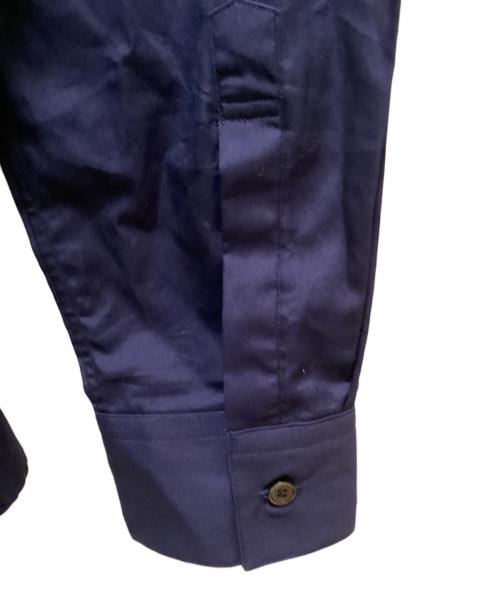 JOHN LAWRENCE SULLIVAN（ジョン ローレンス サリバン）JOHN LAWRENCE SULLIVAN (ジョン ローレンス サリバン) ブロードクロス比翼シャツ ネイビー サイズ:50の古着・服飾アイテム