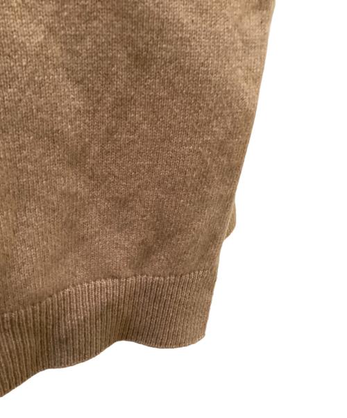 Spick and Span（スピックアンドスパン）Spick and Span (スピックアンドスパン) カシミヤ・ウール Vネックニットプルオーバー ベージュ サイズ:FREE 未使用品の古着・服飾アイテム