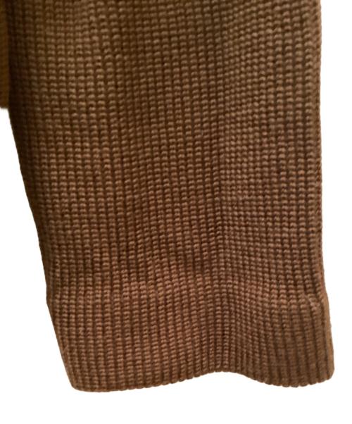 AP STUDIO（エーピーストゥディオ）AP STUDIO (エーピーストゥディオ) Vネック ワイド プルオーバーニット ブラウン サイズ:FREE 未使用品の古着・服飾アイテム