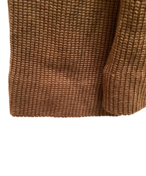 AP STUDIO（エーピーストゥディオ）AP STUDIO (エーピーストゥディオ) Vネック ワイド プルオーバーニット ブラウン サイズ:FREE 未使用品の古着・服飾アイテム