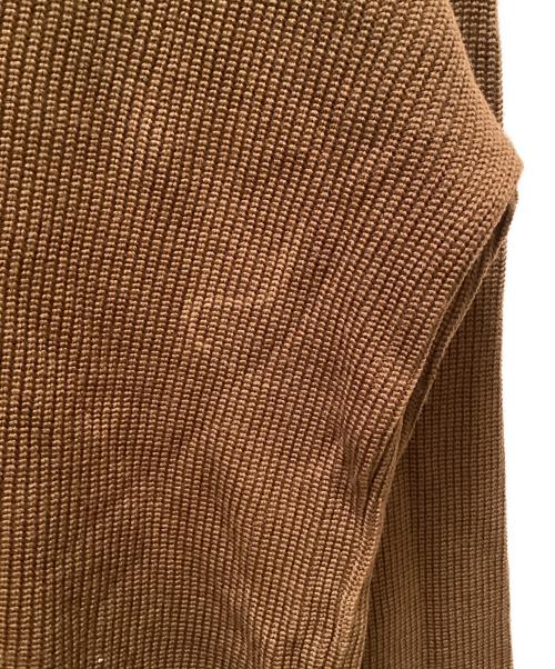 AP STUDIO（エーピーストゥディオ）AP STUDIO (エーピーストゥディオ) Vネック ワイド プルオーバーニット ブラウン サイズ:FREE 未使用品の古着・服飾アイテム