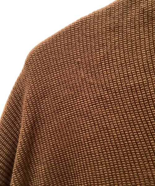 AP STUDIO（エーピーストゥディオ）AP STUDIO (エーピーストゥディオ) Vネック ワイド プルオーバーニット ブラウン サイズ:FREE 未使用品の古着・服飾アイテム