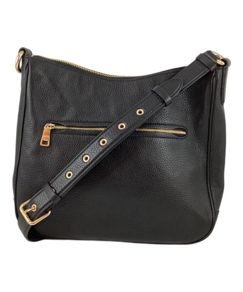 COACH（コーチ）COACH (コーチ) エリー ファイル レザーショルダーバッグ ブラックの古着・服飾アイテム