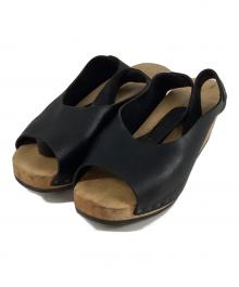 Trippen（トリッペン）の古着「オリノコ ウッドサンダル」｜ブラック