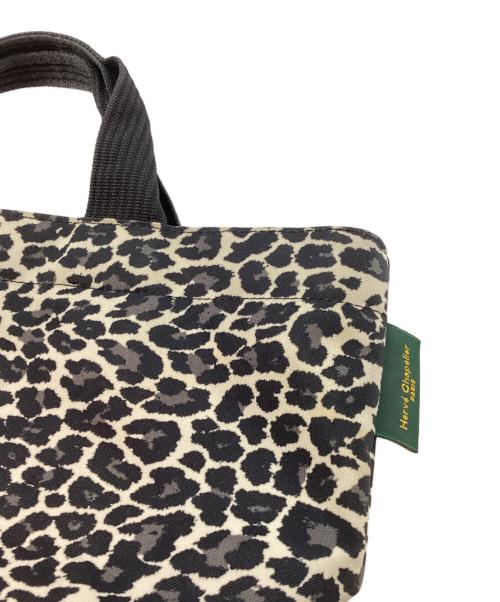 Herve Chapelier（エルベシャプリエ）Herve Chapelier (エルベシャプリエ) レオパード ナイロン舟形トートM ベージュ×ブラックの古着・服飾アイテム