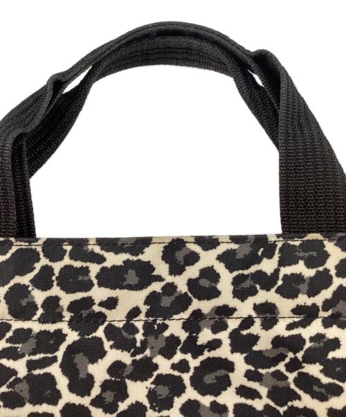 Herve Chapelier（エルベシャプリエ）Herve Chapelier (エルベシャプリエ) レオパード ナイロン舟形トートM ベージュ×ブラックの古着・服飾アイテム