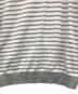 中古・古着 Brooks Brothers Red Fleece (ブルックスブラザーズレッドフリース) ボーダーショールカラーカーディガン ホワイト×グレー サイズ:L：4000円