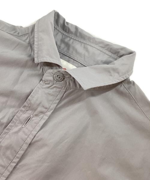 DANTON（ダントン）DANTON (ダントン) コットンポプリン プルオーバー 半袖シャツワンピース ブルー サイズ:36の古着・服飾アイテム