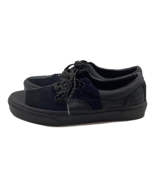 VANS（ヴァンズ）VANS (バンズ) エラ パッチワーク レザースニーカー ブラック サイズ:27.5cmの古着・服飾アイテム