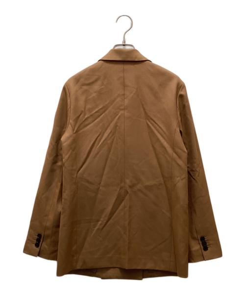 Spick and Span（スピック＆スパン）Spick and Span (スピックアンドスパン) ウールブレンドダブルブレストジャケット ブラウン サイズ:34の古着・服飾アイテム