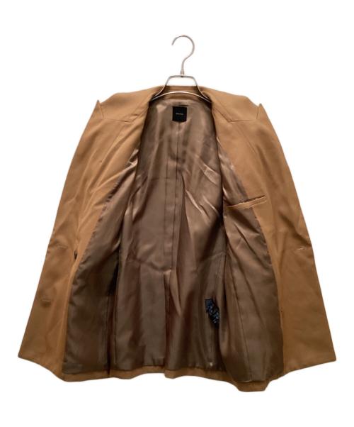 Spick and Span（スピック＆スパン）Spick and Span (スピックアンドスパン) ウールブレンドダブルブレストジャケット ブラウン サイズ:34の古着・服飾アイテム