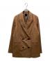 Spick and Span（スピックアンドスパン）の古着「ウールブレンドダブルブレストジャケット」｜ブラウン