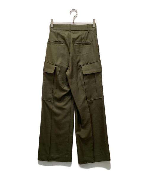 IENA（イエナ）IENA (イエナ) ウォッシャブル カーゴスラックス カーキ サイズ:34の古着・服飾アイテム