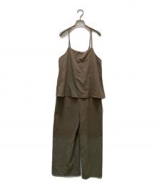 green label relaxing（グリーンレーベルリラクシング）の古着「【結論シリーズ】ドライクロスオールインワン」｜ベージュ