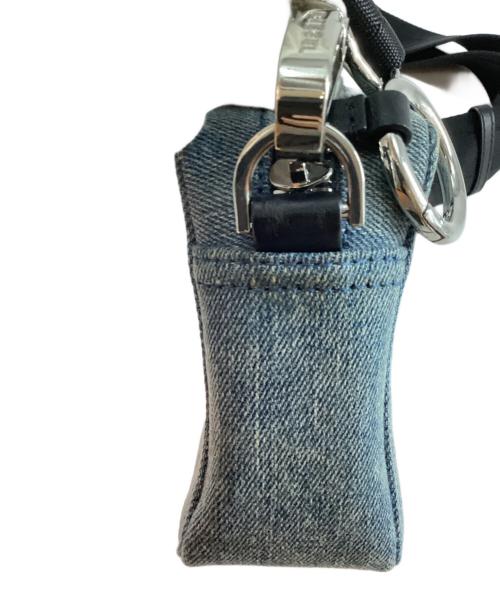 DIESEL（ディーゼル）DIESEL (ディーゼル) デニムショルダーバッグ ネイビーの古着・服飾アイテム