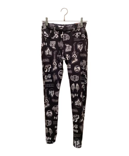 Hysteric Glamour（ヒステリックグラマー）Hysteric Glamour (ヒステリックグラマー) REBEL ROCK柄 リバーシブルスウェットパンツ インディゴ サイズ:SIZE freeの古着・服飾アイテム