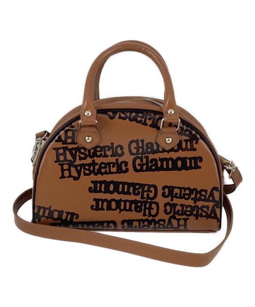 Hysteric Glamour（ヒステリックグラマー）Hysteric Glamour (ヒステリックグラマー) TYPE LOGO ミニボストンバッグ ブラウンの古着・服飾アイテム